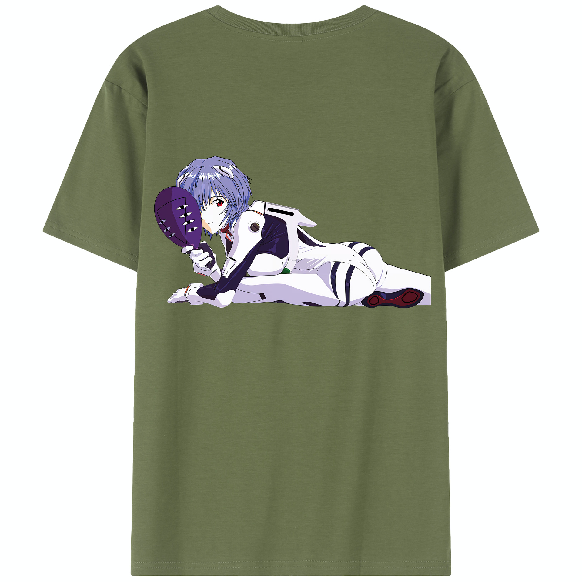 （画像用） EVA 新世紀エヴァンゲリオン 綿100％半袖Tシャツ（背面プリント）